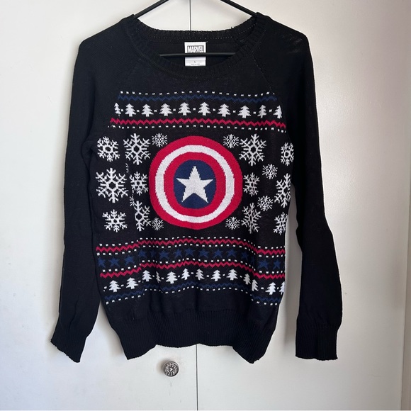 Marvel Sweaters - Captain America Christmas sweater